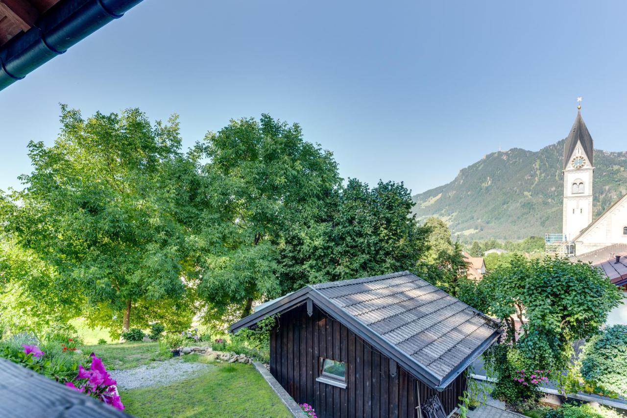 Haus Marion - Ferienwohnung Grüntenblick Blaichach Exterior foto